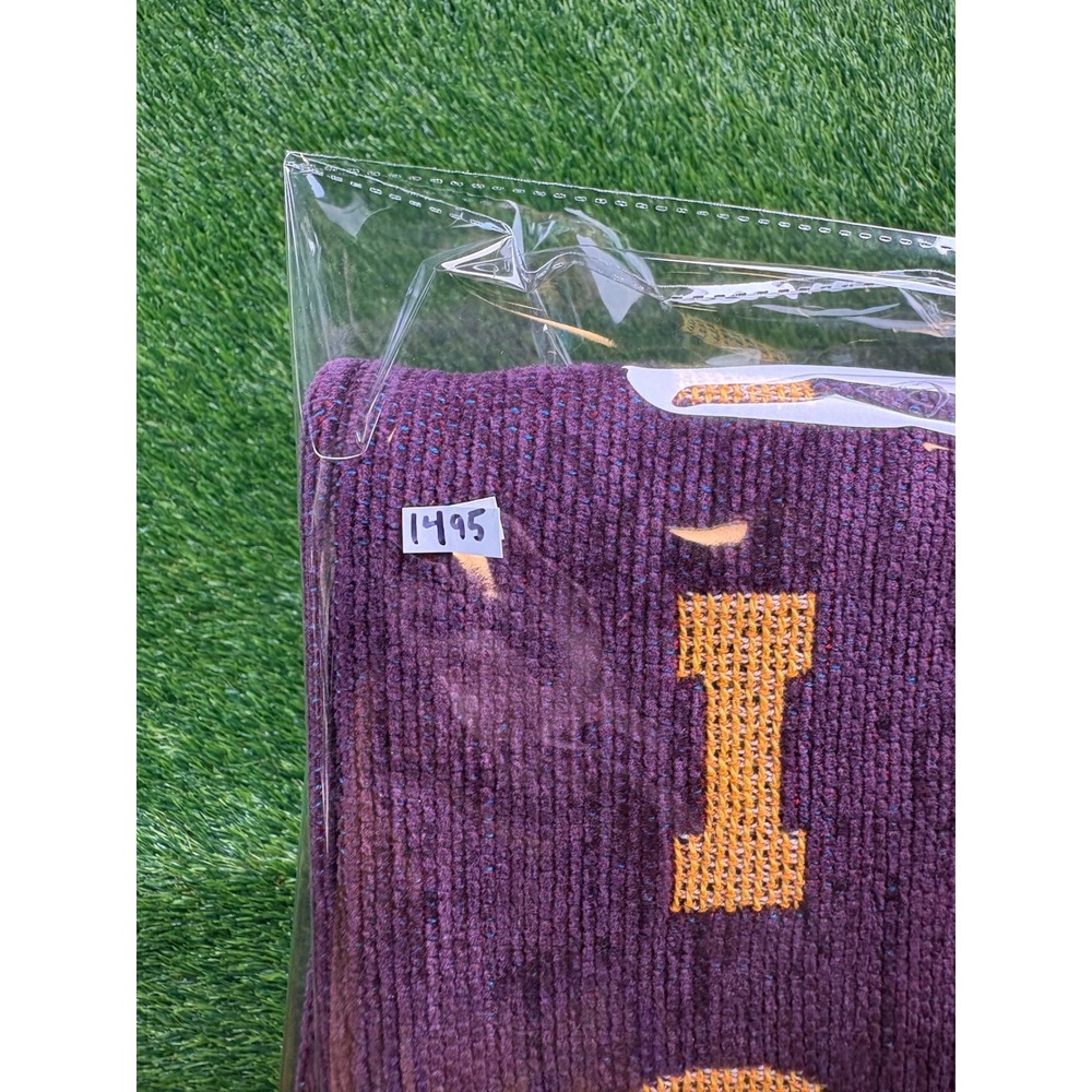 LSU Scarf Geaux Tigers 5 Foot Long Custom Made In USA - Picture 5 of 5